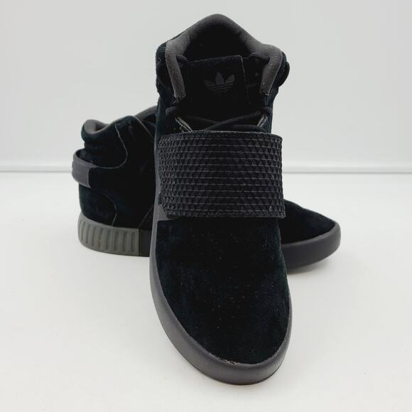 Adidas Tubular Invader Strap Sneakers YOUTH Size 4.5, PRE-OWNED, EUC - Picture 1 of 7